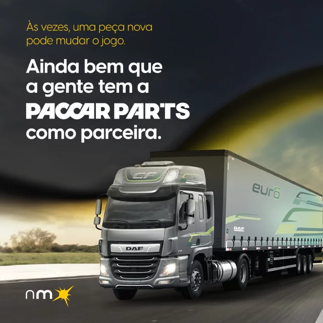 🚨Tem caminhão encostando na New Mind 🚨

Desde o primeiro trimestre deste ano, peças, filtros e motores também fazem parte do dia a dia da nossa agência.

Com a chegada da PACCAR, fabricante de caminhões e peças de reposição, a NM se consolida no setor de transportes com boletins informativos para as concessionárias de revenda da TRP, DAF e PACCAR Genuine, todas marcas do grupo.

Boas-vindas à New Mind, PACCAR! Temos certeza de que será uma parceria longa e de muito sucesso para todos nós.

#agencia #fazsentido #comunicacao #marketing #Paccar