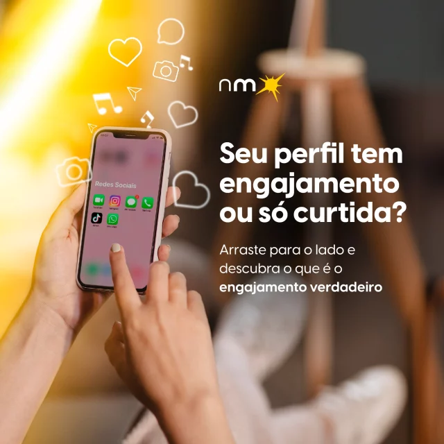 O engajamento vai além de números e métricas: trata-se de criar laços e conexões duradouras com seu público. É fazer dos clientes, fãs. 🤩

É sobre alinhar valores e encontrar pessoas que sinceramente se identificam com o seu propósito, sua identidade e seus produtos. 🚀

Engajamento verdadeiro gera resultado! Leia nosso blog sobre o assunto e descubra mais sobre como transformar seu engajamento. O link está na bio.

#agencia #fazsentido #engajamento #NMBlog