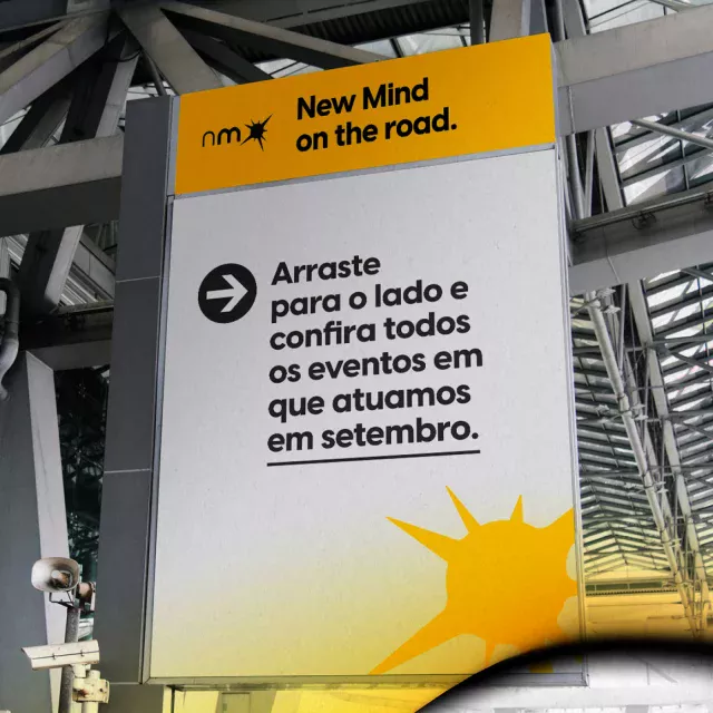 Você sabia que a New Mind também faz eventos corporativos? Seja para comemorações internas ou grandes feiras de negócios, você pode ficar tranquilo ao deixar a comunicação, a identidade visual e até a coordenação do evento em nossas mãos.

Nós buscamos os melhores parceiros e organizamos tudo para que você possa focar no seu negócio. Entre em contato conosco, conheça mais sobre os serviços da New Mind e vamos juntos encontrar o melhor caminho para o seu sucesso.

#agencia #marketing #eventos #identidadevisual #comunicacaovisual #fazsentido